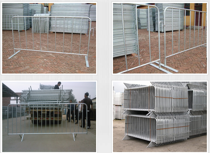 Γαλβανισμένη προσωρινή σωληνοειδής περίφραξη επιτροπής φρακτών ανοξείδωτου εμποδίων ελέγχου πλήθους 5