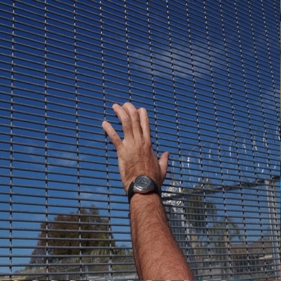 clear view 358 Anti Climb fence high security dense mesh Fence Panels security fence for airport railway prison