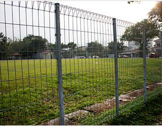 Outdoor Galvanized Welded BRC Mesh Fence/Roll Top Garden Security Fence